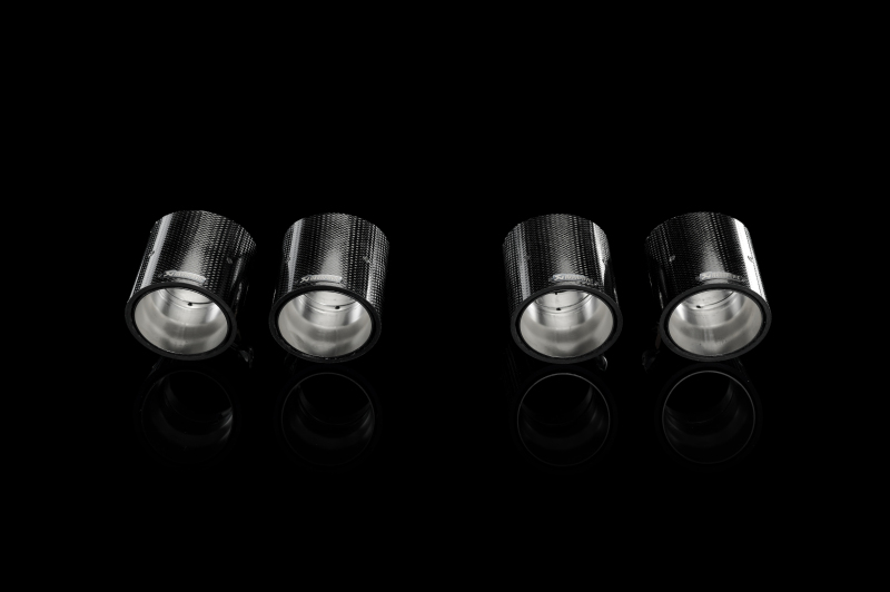 Akrapovic Tail Pipe Set (Carbon) for 11-12 BMW 1 Series M Coupe (E82) - Image 3