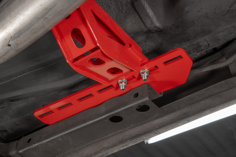 UMI Performance 78-88 GM G-Body Modular Adjustable Transmission Crossmember - Black - Image 8