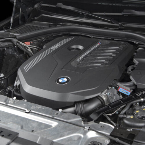 Alternative view of Dinan for 19-26 BMW 230i/330i/M240i/M340i (G20/G42) Aluminum Strut Tower Braces - Front