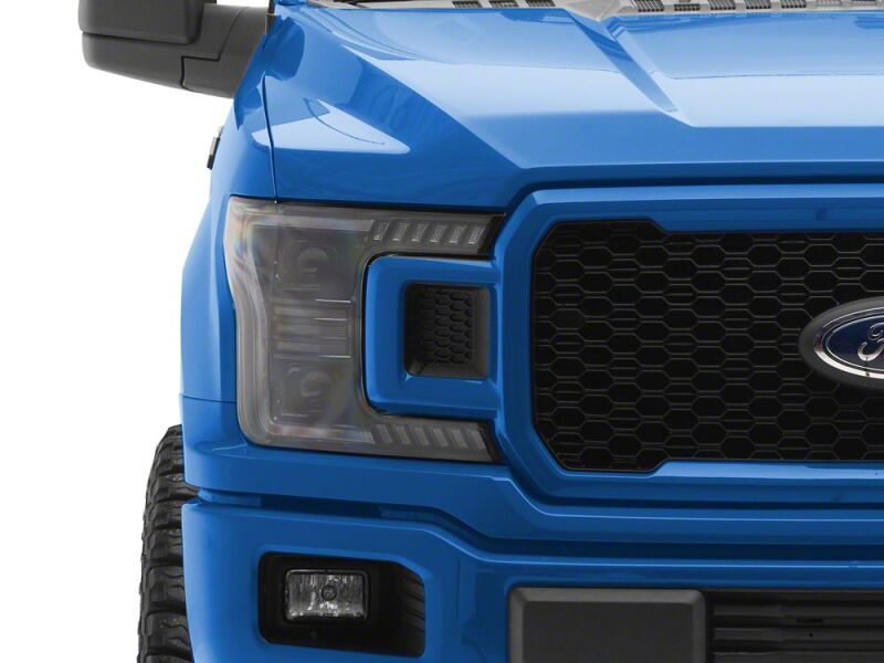 Raxiom for 2018-2020 Ford F-150 LED Halo Surround Headlights with Amber DRL- Black Housing- Clear Lens - Image 8