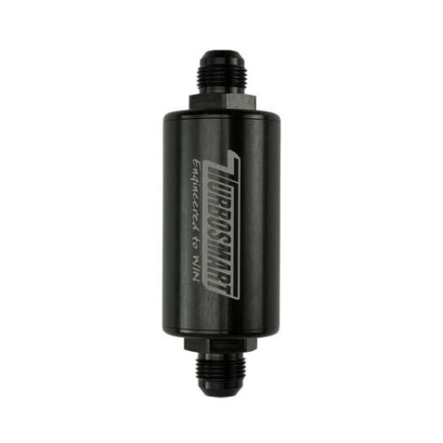 Turbosmart 10um 10AN Inline Fuel Filter - Black