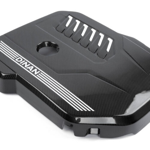 Dinan for 19-26 BMW B58D (G01/G02/G20/G22/G23/G26/G42) Gloss Carbon Fiber Engine Cover w/Matte Accents