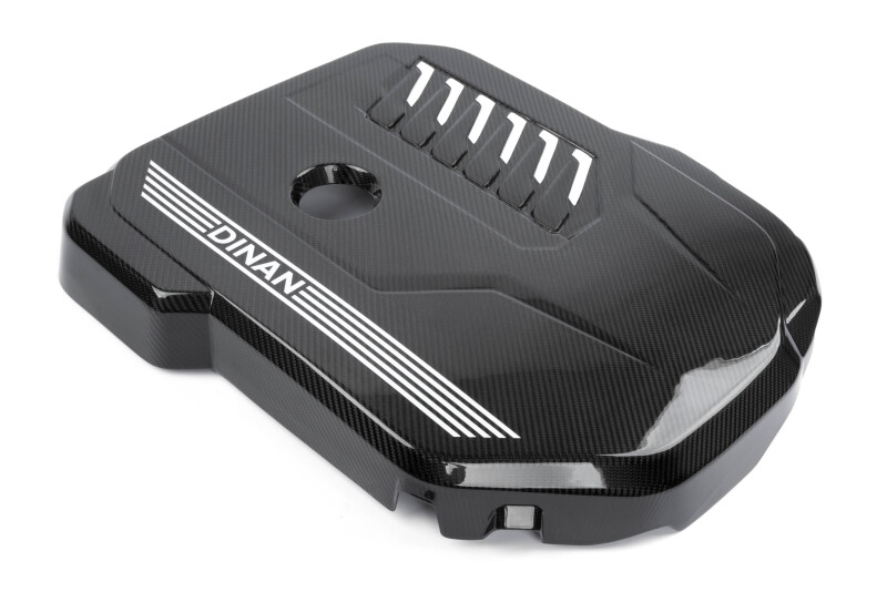 Dinan for 19-26 BMW B58D (G01/G02/G20/G22/G23/G26/G42) Gloss Carbon Fiber Engine Cover w/Matte Accents