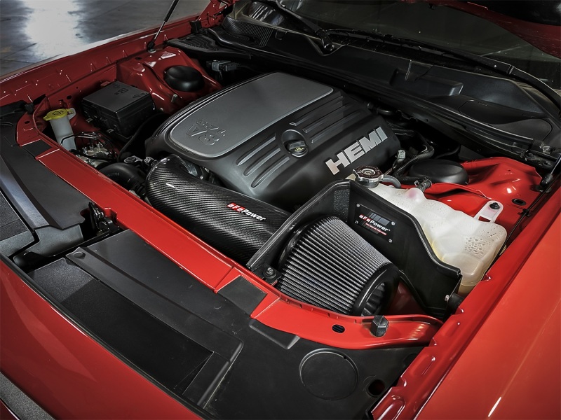 aFe Power Magnum FORCE Carbon Fiber Stage 2 Track Series Pro Dry S CAIS - 11-18 Dodge Challenger V8