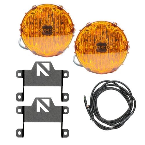 Nacho Lighting Ford Bronco Nacho SAE Only Plug N Play Fog Light Kit - Amber - Image 2