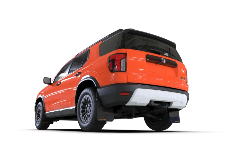 Rally Armor 2026 Honda Passport Black UR Mudflap - Metallic Black Logo - Image 4