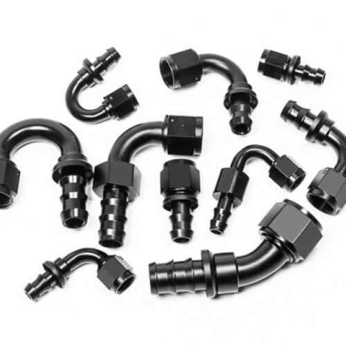 Radium Engineering 6AN Straight Pushlok Hose End