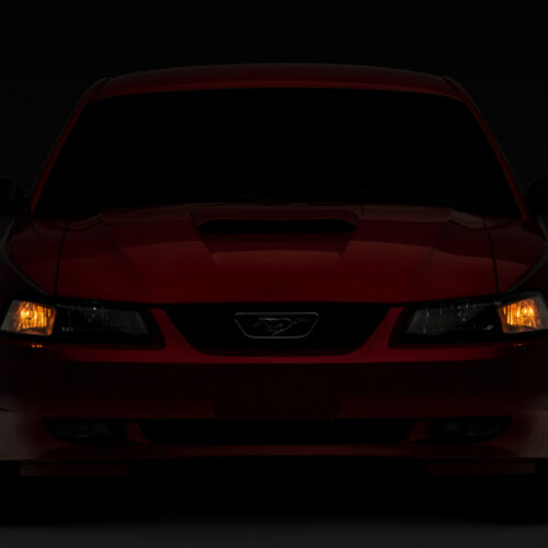 Raxiom for 1999-2004 Mustang Axial Series OEM Style Replacement Headlights- Black Housing (Clear Lens) - Image 9