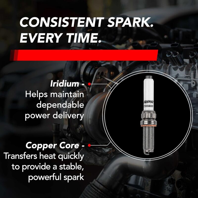 APR EA825/EA839/9A2 Iridium Pro Spark Plug - Heat Range 10 - 12mm x 26.5mm x 14mm - SINGLE - Image 8