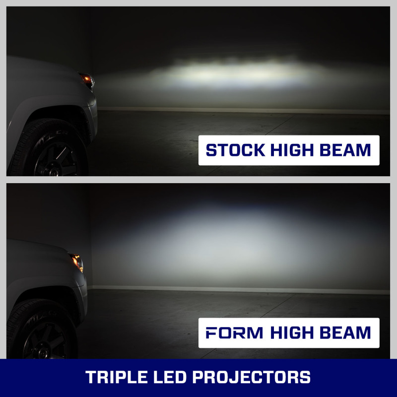 Form Lighting 2014-2024 Toyota 4Runner Sequential LED Projector Headlights (Pair) - Image 8