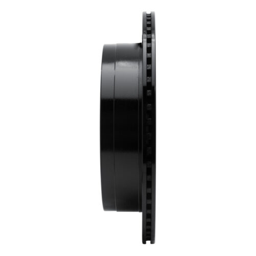 R1 Concepts for 07-22 Lexus LX570 Rear Left Drilled & Slotted Black Brake Rotor - Image 3