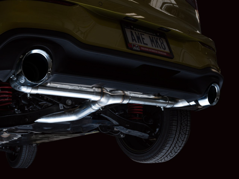 AWE Tuning 3020-32658 2022 VW GTI MK8 Track Edition Exhaust - Chrome Silver Tips - Image 2