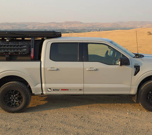 Rally Armor 21-26 Ford F-150 (Excl. Raptor) Black UR Mud Flap w/Metallic Black Logo - Image 8