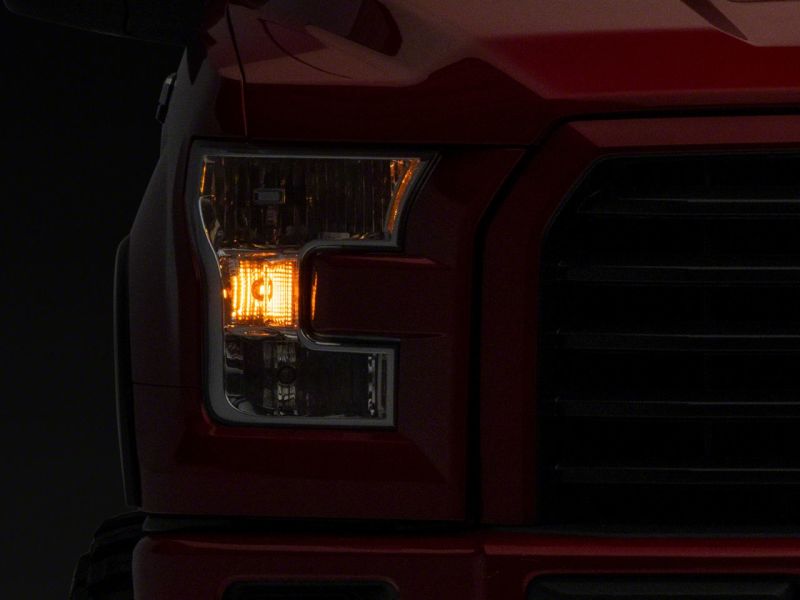 Raxiom for 2015-2017 Ford F-150 Axial OEM Style Rep Headlights- Chrome Housing (Clear Lens) - Image 6
