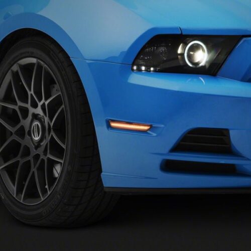 Raxiom for 2010-2014 Ford Mustang Axial Series LED Side and Quarter Marker Lights- Clear - Image 7