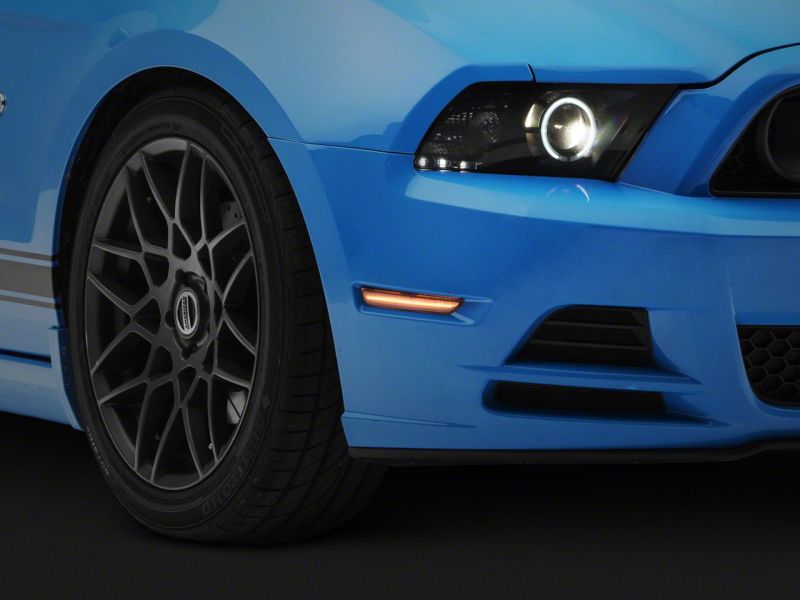 Raxiom for 2010-2014 Ford Mustang Axial Series LED Side and Quarter Marker Lights- Clear - Image 7