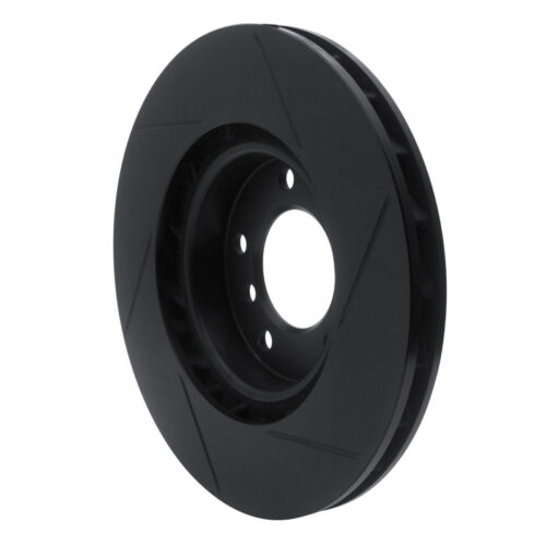 R1 Concepts for 95-99 BMW M3 E36 Right Front Slotted Black Brake Rotor - Image 5