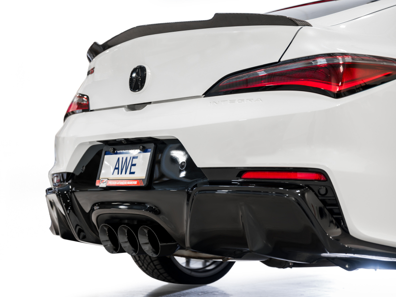AWE Tuning Touring Edition Exhaust w/ Triple Diamond Black Tips for 2024 Acura Integra Type S DE5 FWD - Image 7