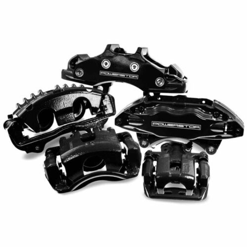 Power Stop 02-06 Cadillac Escalade Front/Rear Black Caliper - Pair w/Bracket - Image 9