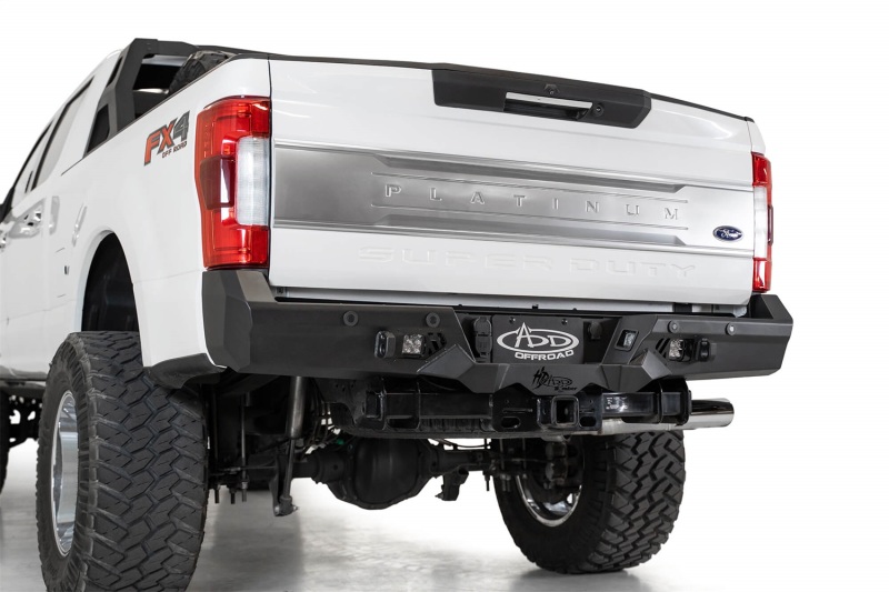 Addictive Desert Designs for 17-20 Ford Super Duty Bomber HD Rear Bumper w/ Mounts For Cube Lights - Image 2