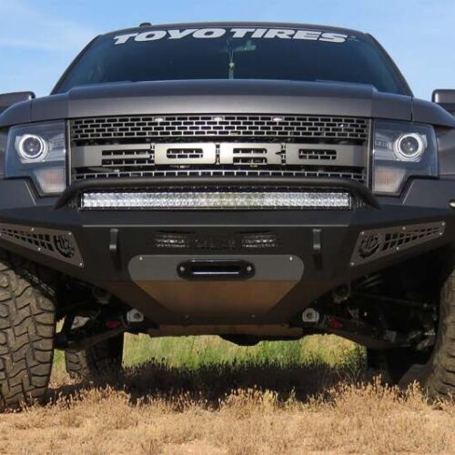 Addictive Desert Designs for 10-14 Ford F-150 Raptor HoneyBadger Front Bumper w/ Winch Mount - Image 3