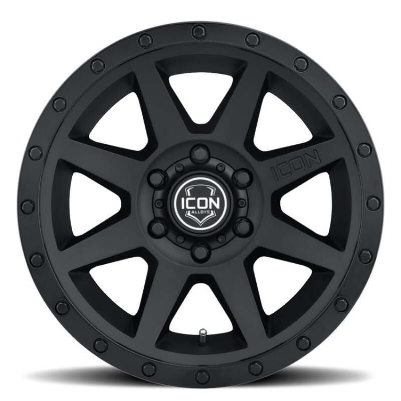 ICON Rebound 20x9 6x5.5 0mm Offset 5in BS 106.1mm Bore Double Black Wheel - Image 2
