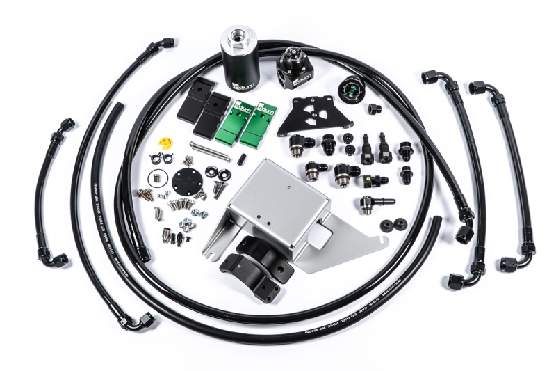 Radium Engineering 20-1816-03 15-17 Ford Mustang Fuel Hanger Plumbing Kit - Stainless Filter