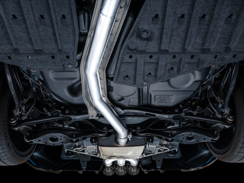 AWE Tuning Touring Edition Exhaust w/ Triple Diamond Black Tips for 2023 Honda Civic Type R FL5 - Image 4