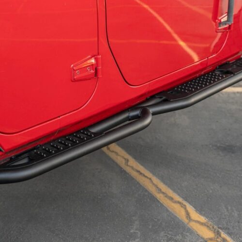 DV8 Offroad 07-18 Jeep Wrangler JK (4 Door Only) OE Plus Side Steps - Image 5