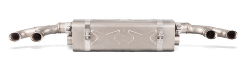 Akrapovic Slip-On Line (Titanium) (Req. Tips/Diffuser) for 16-17 Porsche 911 Turbo/Turbo S (991.2)