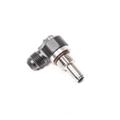 Radium Engineering 6AN Orb Swivel Banjo 8.5mm Barb to 6AN Male Bulkhead