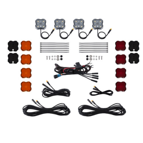 Diode Dynamics Single-Color Rock Light Installer Magnet Mount Kit (4-pack)