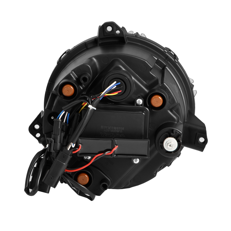 AlphaRex 18-23 Jeep Wrangler JL/Gladiator JT LED Proj Headlights Alpha-Blk w/ Activ Light/Seq Signal - Image 2