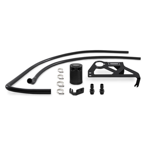 Mishimoto Baffled Oil Catch Can Kit - Black for 12-18 Jeep Wrangler JK