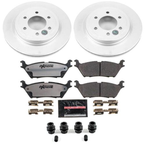 Power Stop 18-21 Ford Expedition Rear Z36 Coated Truck & Tow Brake Kit