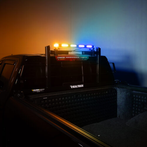 Putco 24In Universal 24In Tri Color Hornet Light (Amber/Blue/White) - LED Stealth Rooftop Strobe Bar - Image 7