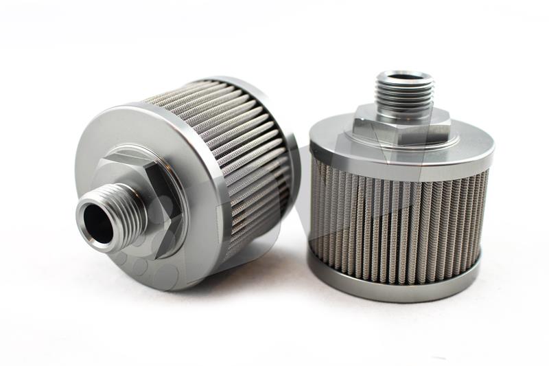 DeatschWerks Stainless Steel 8AN 100 Micron Universal Fuel Pump Pre-Filter - Image 3