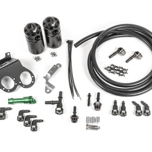 Radium Engineering 15-19 Corvette Z06 Dual Catch Can Kit Fluid Lock