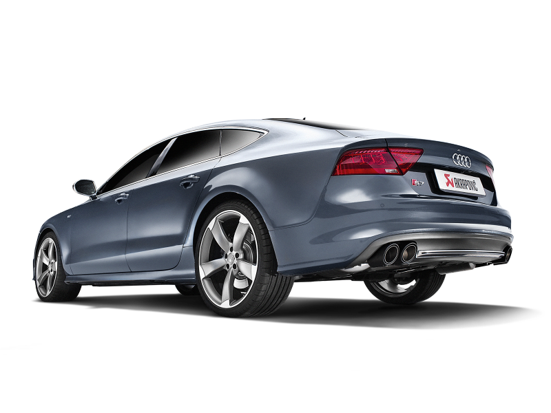 Akrapovic Evolution Line Cat Back (Titanium) w/ Carbon Tips for 13-17 Audi S6 Avant/Limousine (C7) - Image 6