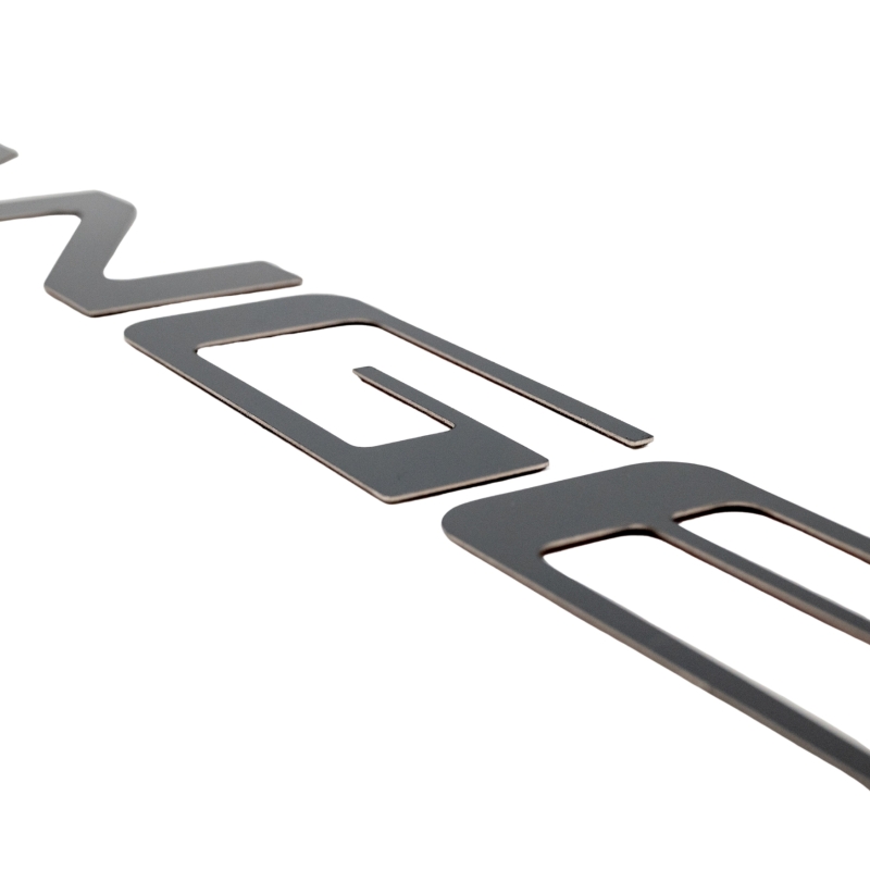 Putco 24-26 Ford Ranger Tailgate Letters - Matte Black - Image 2