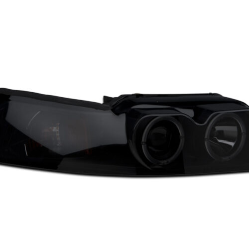 Raxiom for 1999-2004 Ford Mustang Dual LED Halo Projector Headlights- Black Housing (Smoked Lens) - Image 5