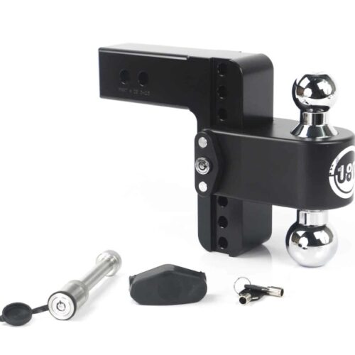 Weigh Safe CTB6-2.5-KA-CER-BLA 180 Hitch 6in Drop Hitch & 2.5in Shank (10K/18.5K GTWR) w/WS05 - Black Cerakote