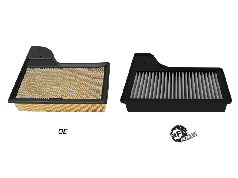aFe Power MagnumFLOW OEM Replacement Air Filter PRO Dry S 2015 Ford Mustang L4 / V6 / V8 - Image 5