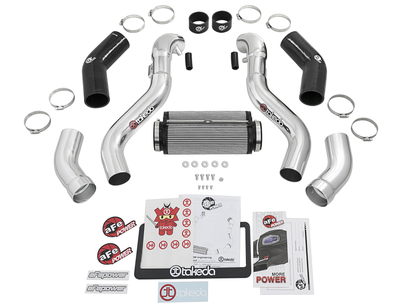 aFe Power Takeda Intake Stage-2 Polished Pro DRY S 09-17 Nissan 370Z V6 3.7L - Image 4