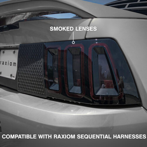 Raxiom for 1999-2004 Ford Mustang Excluding 99-01 Cobra Icon LED Tail Lights- Black Housing (Smoked Lens) - Image 10