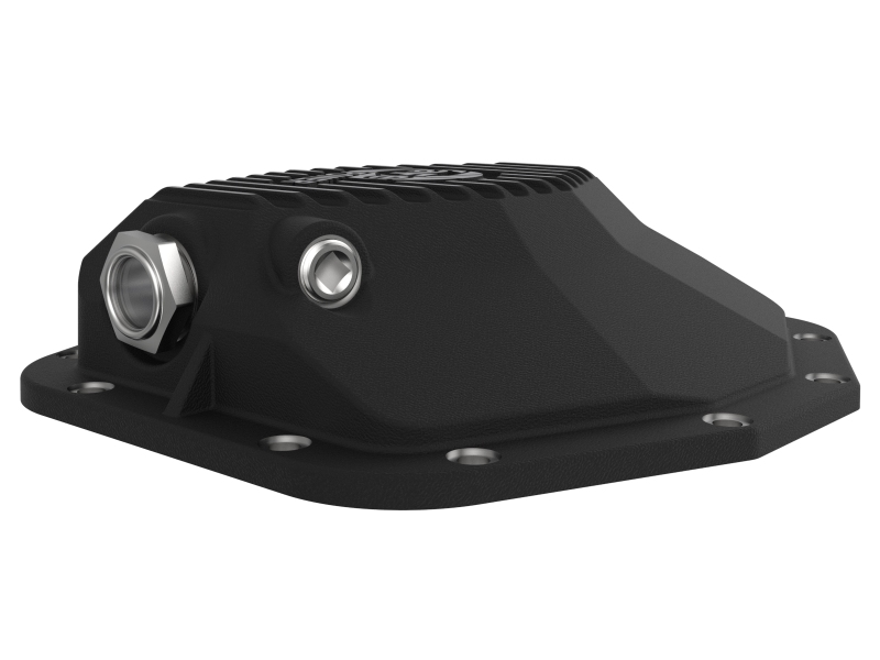 aFe Power 21-22 Ram 1500 TRX Hemi V8 6.2L (sc) PRO Series Rear Differential Cover Black w/ Machined - Image 5
