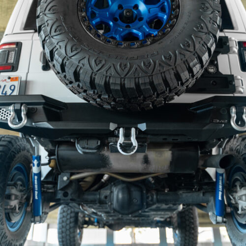 DV8 Offroad 2018 Jeep Wrangler JL MTO Series Rear Bumper w/ Optional Tire Carrier - Image 3
