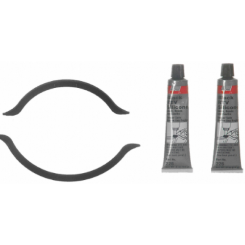 Fel-Pro 01-05 Mazda Miata Engine Oil Pan Gasket Set - RTV Black Silicone w/ Rubber End Seals