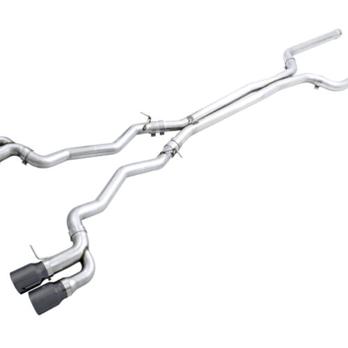 AWE Tuning Cat-Back Exhaust - Track Edition (Diamond Black Tips) for 18-19 BMW M5 (F90) 4.4T AWD