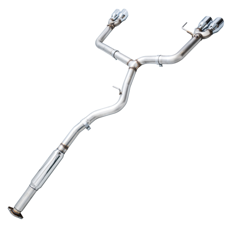 AWE Tuning Track Edition Exhaust - Chrome Silver Tips (102mm) for Subaru WRX/STI VA/GV Sedan - Image 2